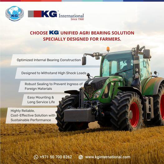 KG Agri Bearings – Social Media