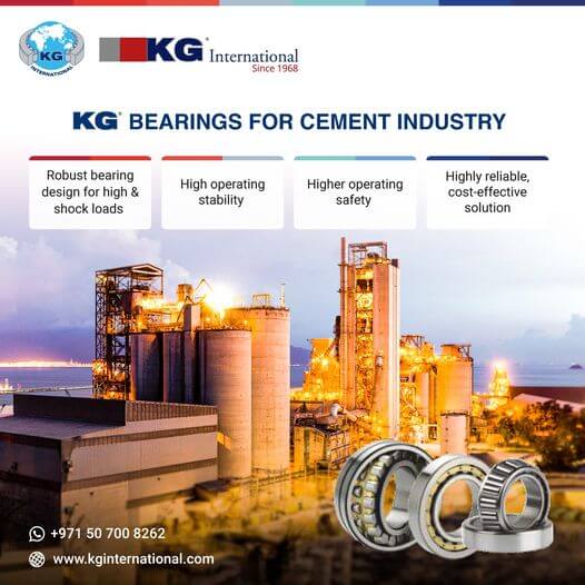 KG Bearings for Cement industry -Social Media