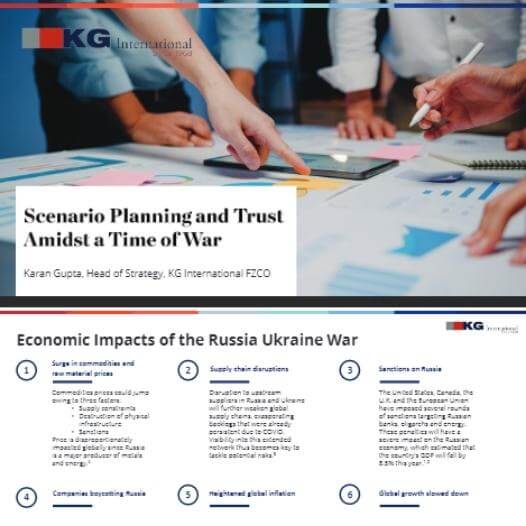 Scenario Planning and Trust Amidst a Time of war